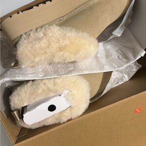 UGG Cream Shearling Boots